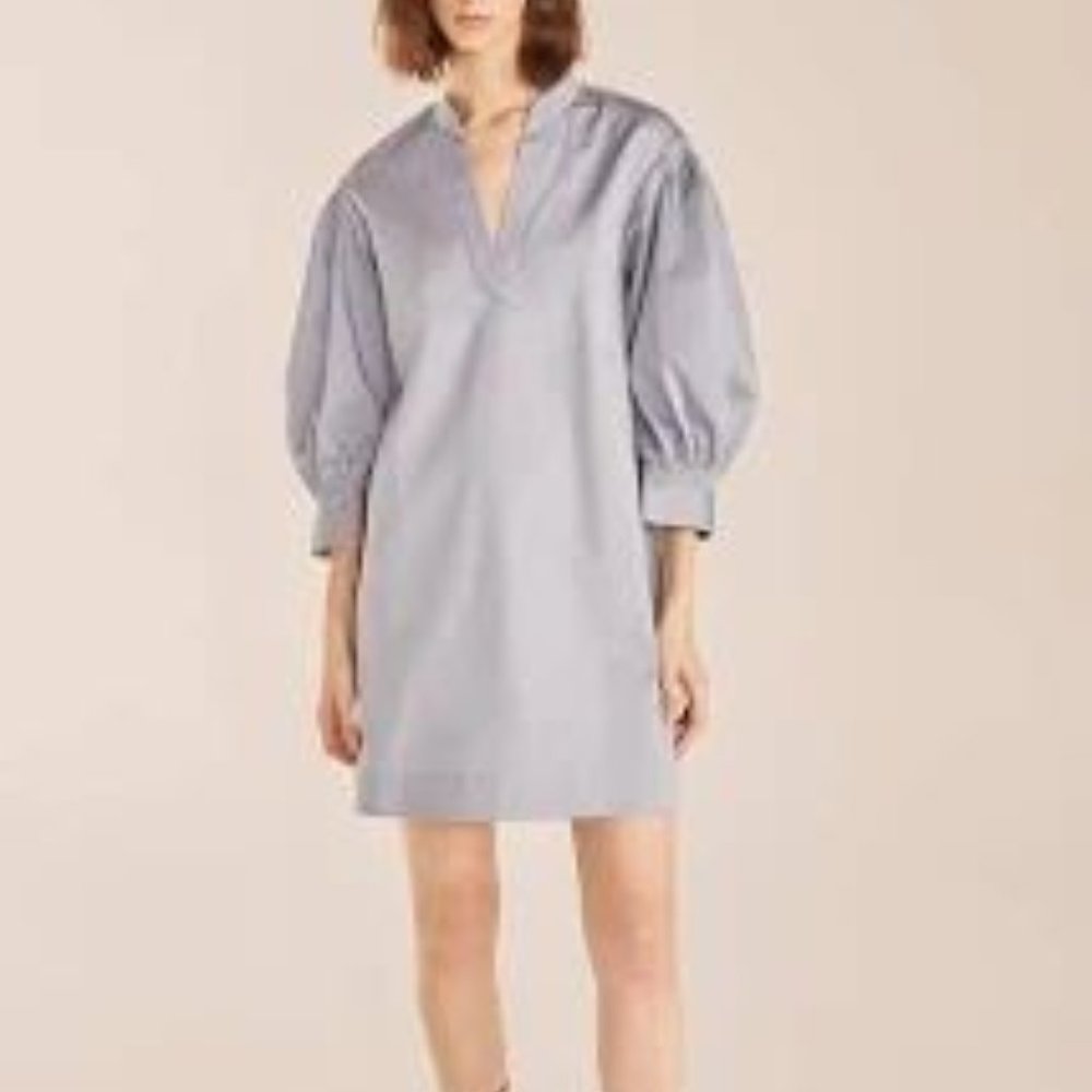 Rebecca Taylor Blue Shirt Dress Size XS NWT - Picture 2 of 12